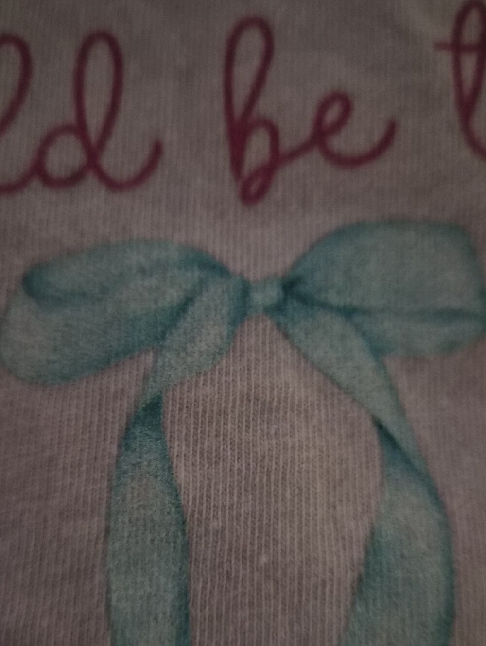 Comfort Colors Girls' Pink Graphic Tee with Bow - Picture 3 of 6
